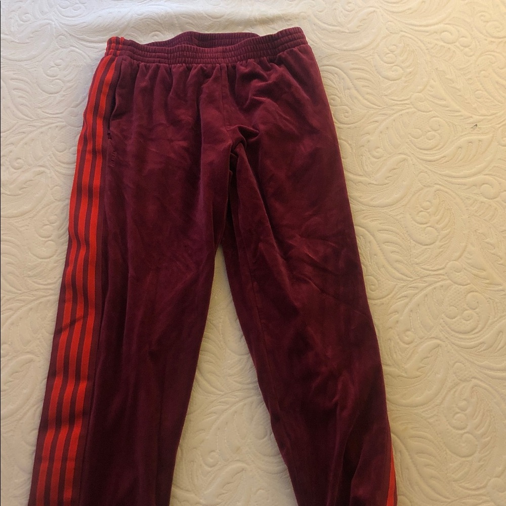 IVY PARK Burgundy and Red Track Pants